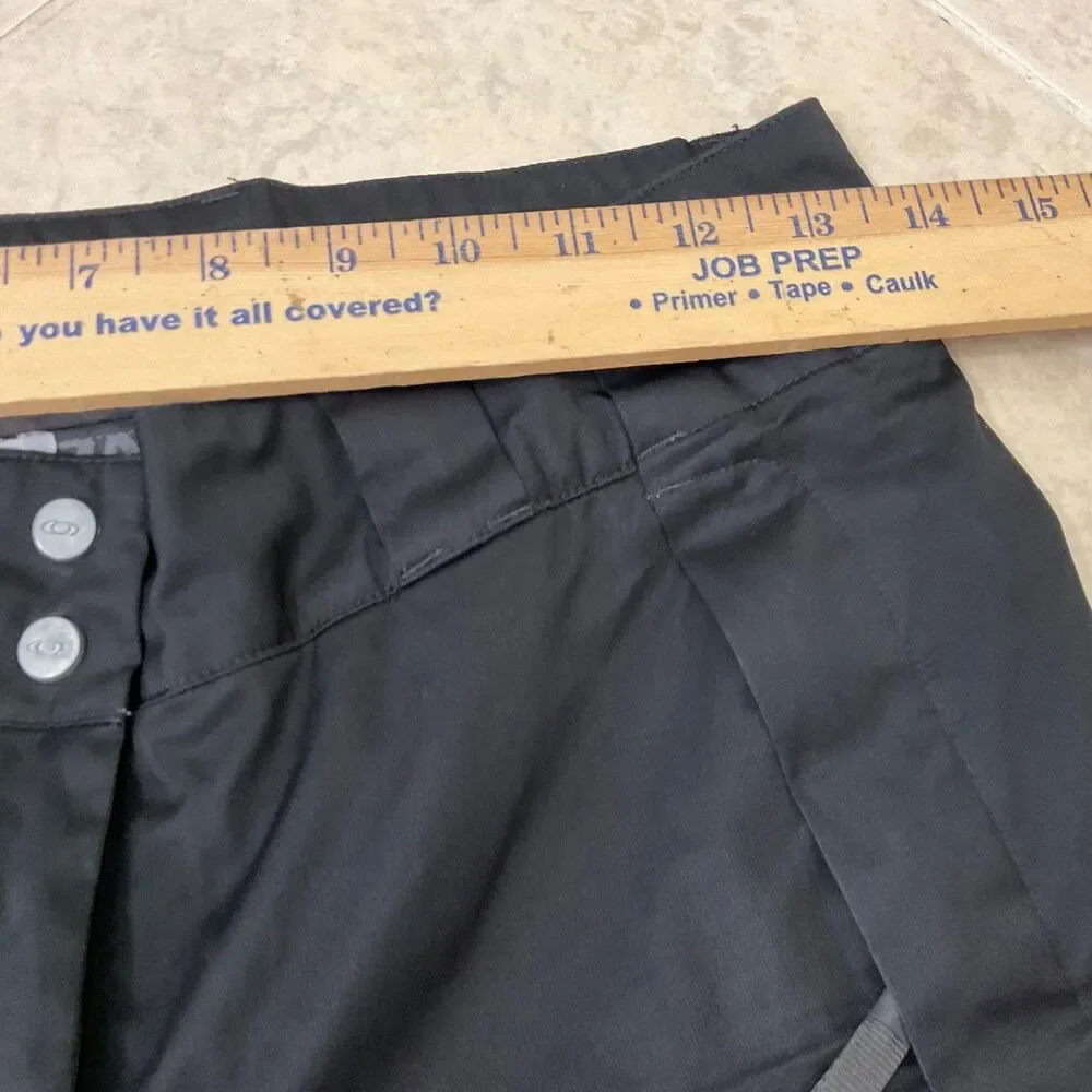 Salomon Double Insulated pants Men's Size 28x 30” Black Snowboard Ski Waterproof